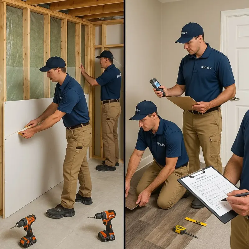 Repairs and Reconstruction process in Bull Run, VA